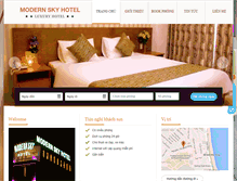 Tablet Screenshot of modernskyhotel.com